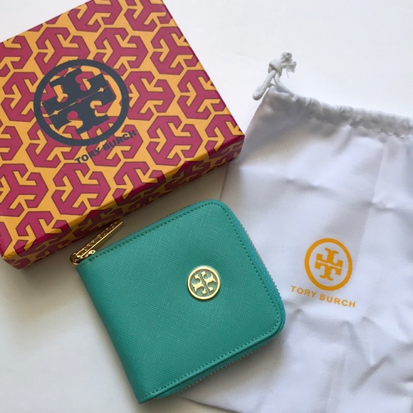 Tory Burch Handbags - Tory Burch Saffiano Zip Wallet